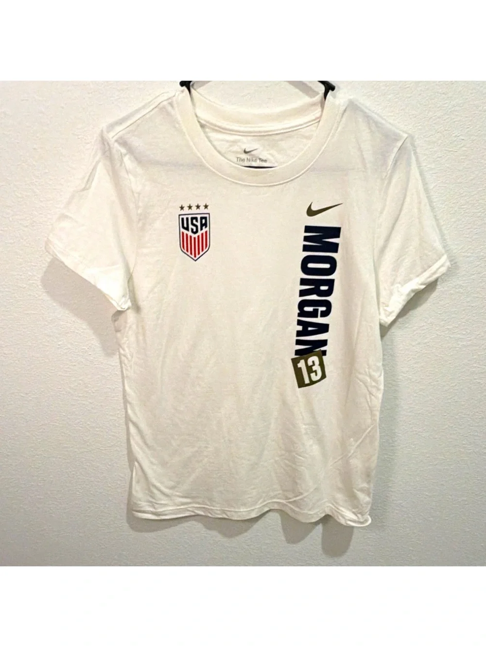 Nike Women’s ' White 'Morgan 13' USA Soccer Tee